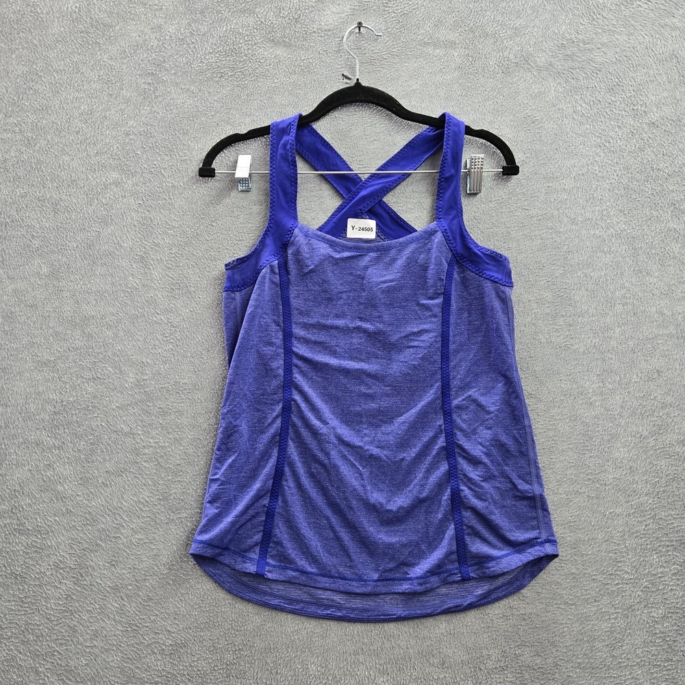 Lululemon Women Tank Top 4 Blue Run Team Spirit